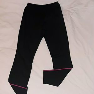 Skin Design by CKX‎ Leggings Black & Fuschia Medium